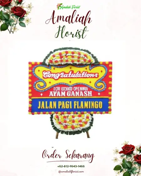 Sewa Papan Bunga Air Ringkih